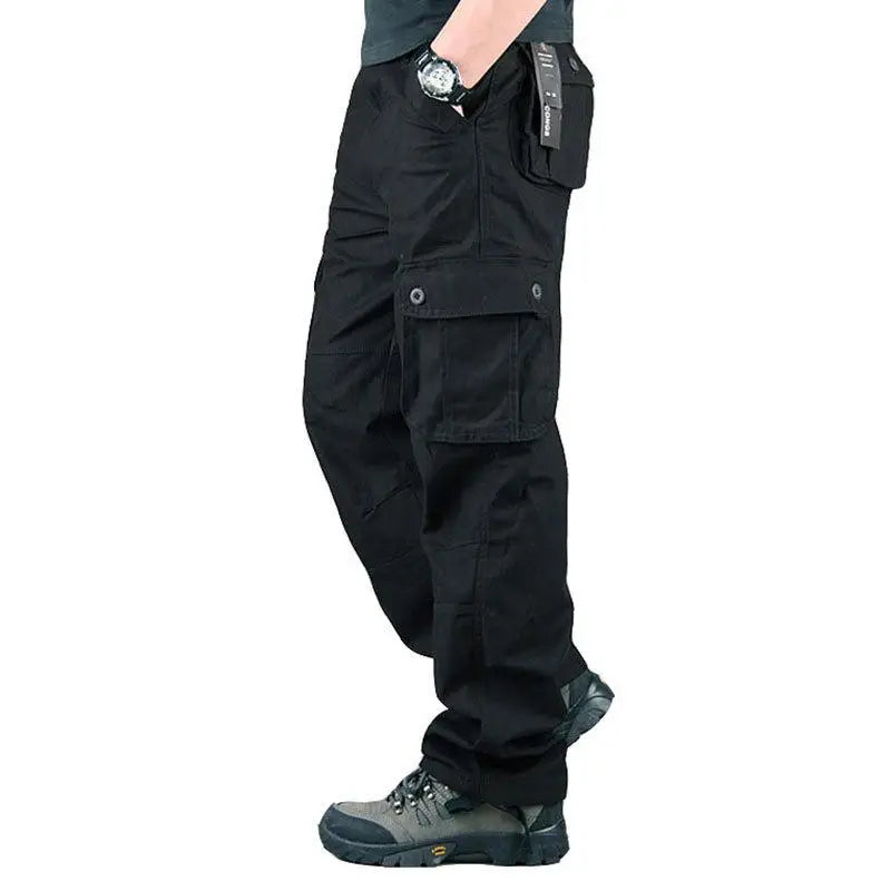 Tactical Cargo Pants Men Cotton Overalls Outdoor Work Trousers Big Size Hombre Clothing Camo Hiking Pants  Amaijoin