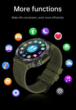 Carregue a imagem no visualizador da Galeria, MELANDA 1.39 Inch HD Bluetooth Call Smart Watch Men Sports Fitness Tracker Heart Monitor 400mAh Smartwatch For Android IOS MD56  Amaijoin
