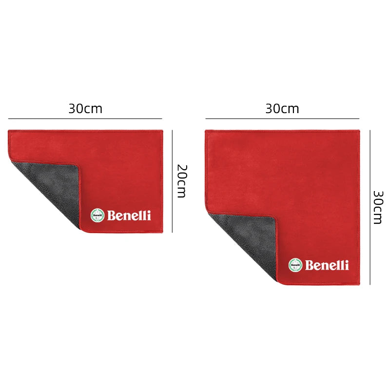 Suede Clean Leather Cloth Motorcycle Washing Care Cleaning Towel for Benelli TRK 251 502/X Trk502X TNT 300 502C 302S 752S  Amaijoin