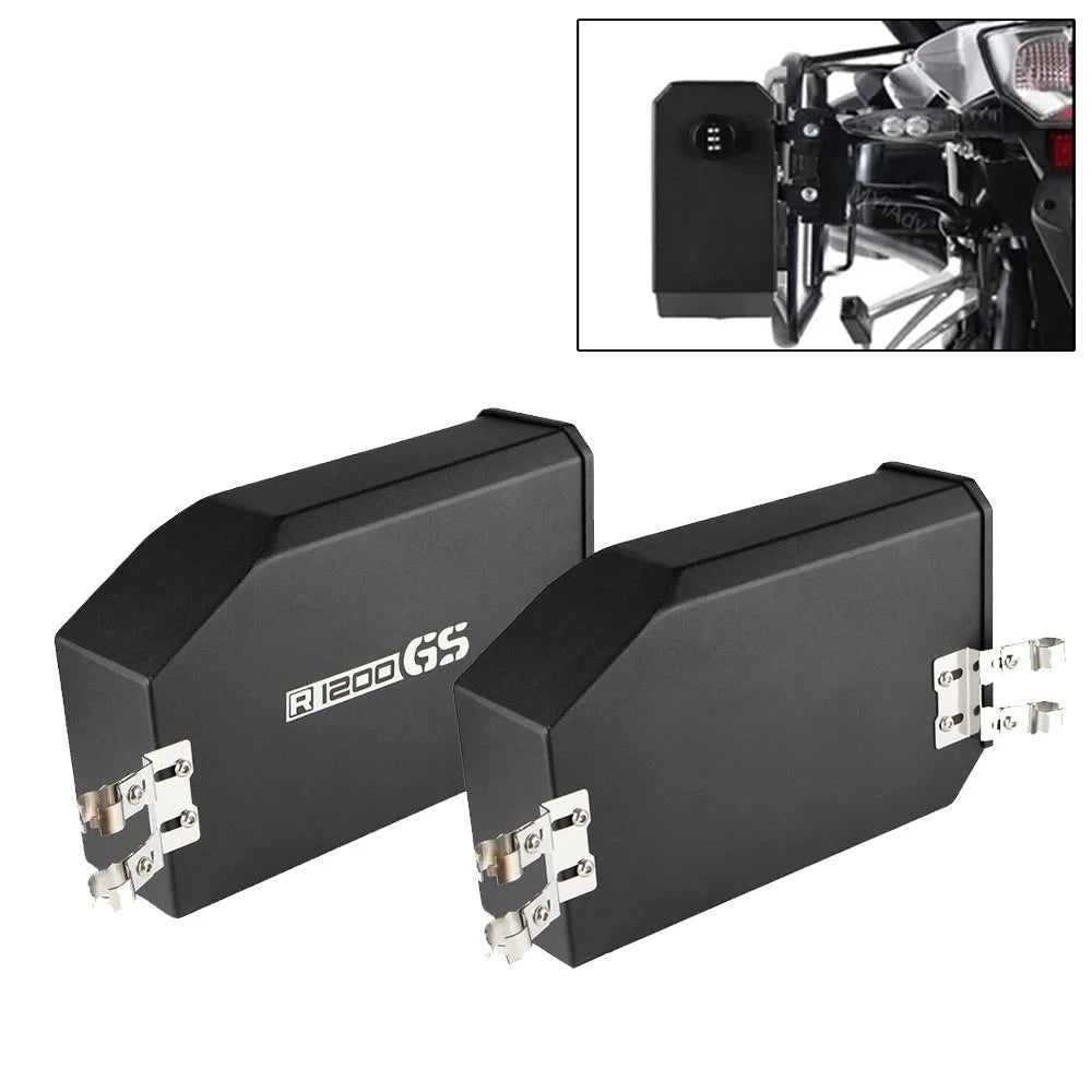 Password Lock Tool Box Aluminum Toolbox Motorcycle Inner Bag For BMW R1200GS Adv 2013-2021 R1250GS 2018-2023 GS R1200 R1250 GSA  Amaijoin