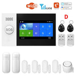 Carregue a imagem no visualizador da Galeria, PGST PG-107 Tuya Wireless Home WIFI GSM Home Security With Motion Detector Sensor Burglar Alarm System APP Control Support Alexa  Amaijoin
