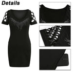 Load image into Gallery viewer, Sexy Club Hip Dress For Women 2023 Summer Slim Fit Short Skirt Elegant Pullover Female Y2K Crop Midi Dresses Vestido Girl Clothe  Amaijoin
