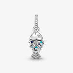 Carregue a imagem no visualizador da Galeria, Octopus Dolphin Crab Starfish Turtle Shell Ocean Mermaid Scallops Anchor cruise ship Charms 925 Silver For Original Jewelry Gift  Amaijoin
