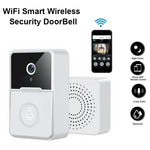 Load image into Gallery viewer, WiFi Video Doorbell Smart Home Door Bell 2.4Ghz Wireless App Remote Language Intercom Rechargeable HD Camera Visual Doorbell  Amaijoin
