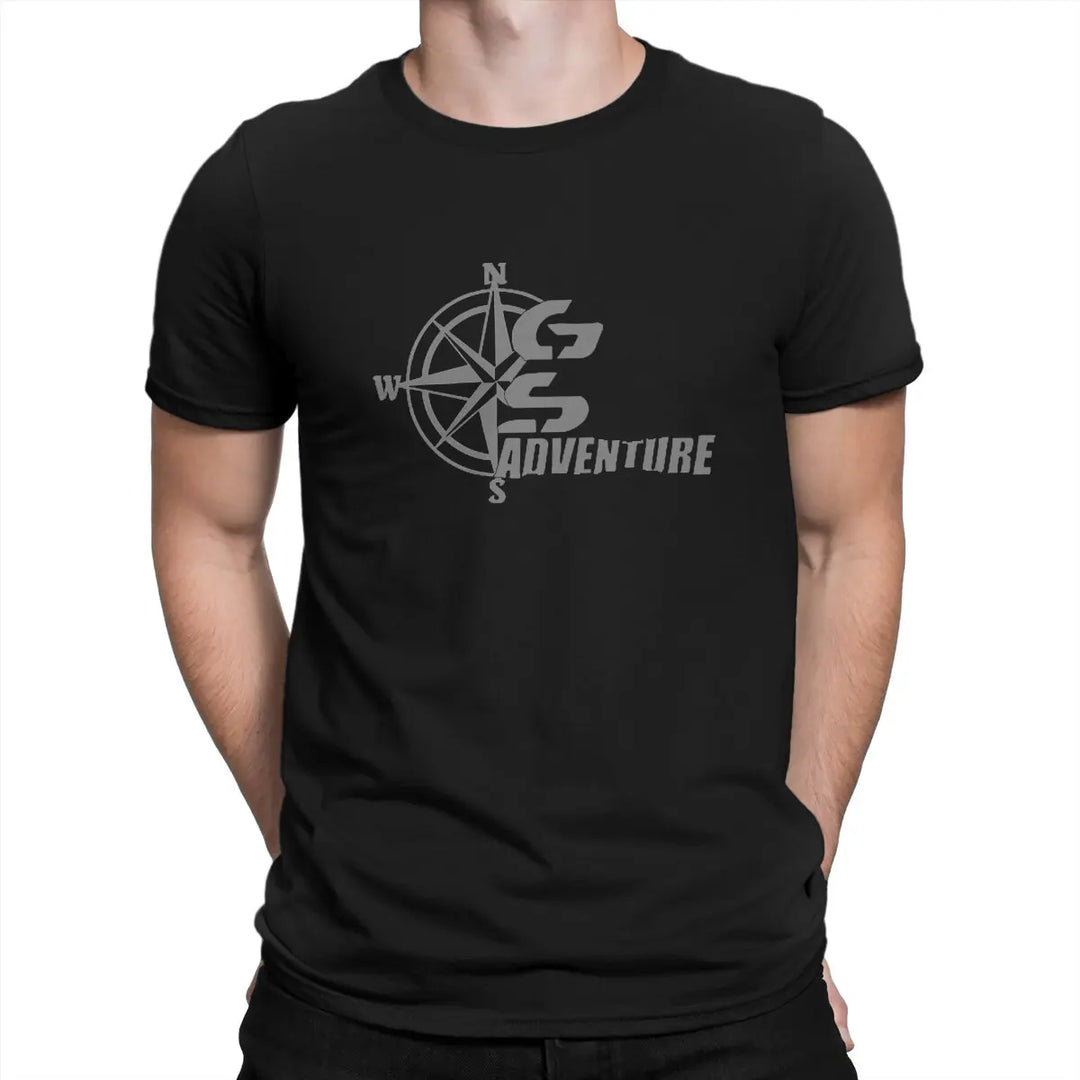 GS Motorcycle Adventure  T Shirt Graphic Crewneck TShirt Polyester Streetwear  Amaijoin