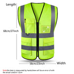 Load image into Gallery viewer, Adjustable Reflective Security Vests High Visibility Reflective Safety Vest Traffic Night Outdoor For Running Cycling Sports  Amaijoin
