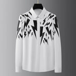 Load image into Gallery viewer, 2024 Spring Lightning Printed Men&#39;s Shirt Slim Long Sleeve Casual Shirt Fashion Business Formal Dress Shirt Banquet Party Blouse  Amaijoin
