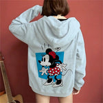 Load image into Gallery viewer, Couple Outfit Disney Hoodies Minnie Mouse Women&#39;s Casual Sweatshirt Couple Hoodie Men&#39;s Women Clothing Mickey Y2k Print Top  Amaijoin
