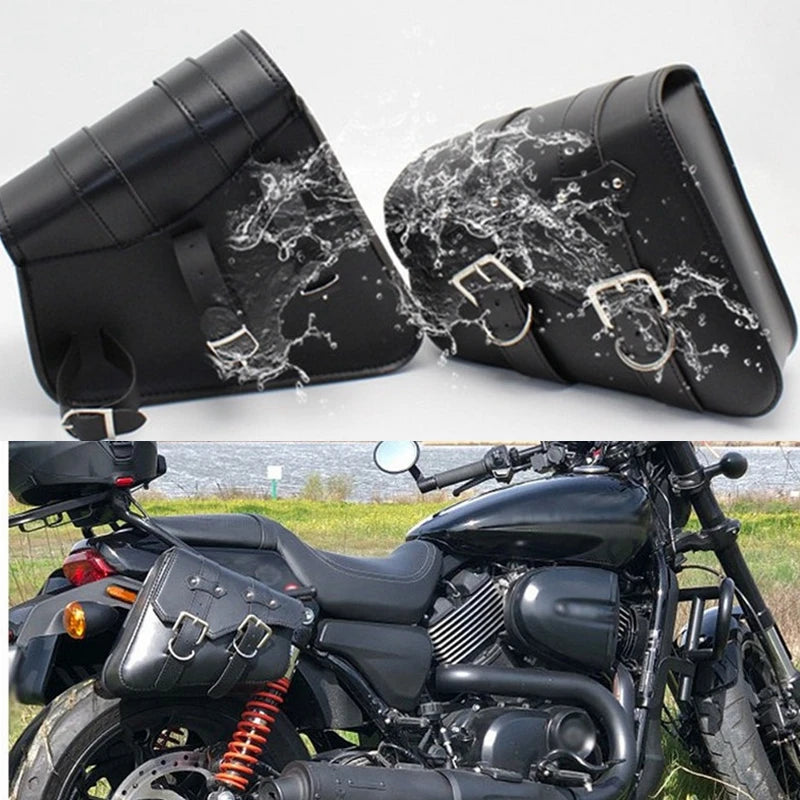 Motorcycle Saddlebag Side Tool Luggage Package Saddle For  Harley Honda Suzuki Kawasaki Yamaha Accessories Rear Seat Travel Bag  Amaijoin