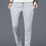 Load image into Gallery viewer, Summer casual men&#39;s trousers thin breathable high-grade grey straight leg trousers daily business commuter quick-dry pants  Amaijoin
