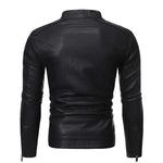 Load image into Gallery viewer, 2024 Treesolo New Spring and Autumn Men&#39;s Jacket Fashion Trend Korean Slim Fit Casual Men&#39;s Leather Jacket Motorcycle Jacket  Amaijoin
