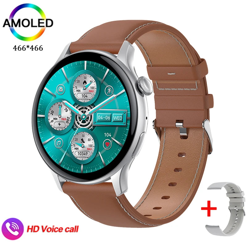 2024 Smartwatch Women 466*466 AMOLED 1.43" HD Screen Always Display Time Bluetooth Call IP67 Waterproof Sports Smart Watch Men  Amaijoin