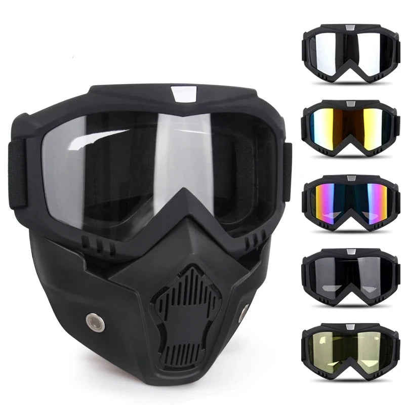 Motocross Summer UV Protection Sunglasses Outdoor Sport Windproof Mask Goggle HD Motorcycle Glasses Snowboard Eyewear Riding  Amaijoin