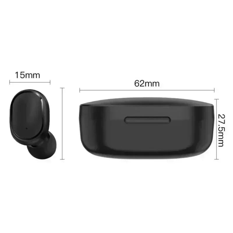 TWS E6S Fone Bluetooth Earphones Wireless Bluetooth Headset Noise Cancelling Headset with Mic Headphones for Xiaomi Huawei Oppo  Amaijoin