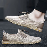 Load image into Gallery viewer, Summer Breathable Casual Men Shoes Business Mesh Dress Shoes Men Sneakers Soft Flats Hot Sale Summer Casual Shoes Moccasins  Amaijoin
