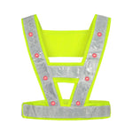 Load image into Gallery viewer, High-visibility LED Luminous Ves Reflective Harness for Night Running and Cycling Safety Warning Light USB Rechargeable Vest  Amaijoin
