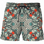 Load image into Gallery viewer, Retro Luxury 3d Print Floral Beach Shorts For Men Summer Swimming Trunks Surf Board Shorts Popular Streetwear Sports Short Pants  Amaijoin
