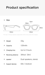 Load image into Gallery viewer, Xiaomi Smart Glasses Wireless Bluetooth 5.0 Sunglasses Outdoor Smart Sport Hands-Free Calling Calling Music Anti-Blue Eyeglasses  Amaijoin
