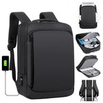 Load image into Gallery viewer, High Quality Men Backpack New Waterproof Business Travel Laptop Luggage Shoulder Bag Large Capacity Multifunctional USB Backpack  Amaijoin
