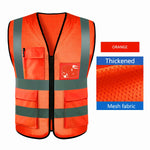 Load image into Gallery viewer, Adjustable Reflective Security Vests High Visibility Reflective Safety Vest Traffic Night Outdoor For Running Cycling Sports  Amaijoin
