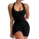 Load image into Gallery viewer, Women Bodysuit Sleeveless GymBackless Jumpsuit Workout Catsuit Bodycon Romper Sportswear Fitness Yoga Suit Sexy One Piece  Amaijoin
