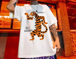 Load image into Gallery viewer, ZAZOMDE Summer Men Tee Korean Fashion Retro Loose Letter Cartoon Tiger Short-sleeved Cotton T Shirt Oversized Tops Unisex Tees  Amaijoin
