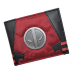 Load image into Gallery viewer, High Quality Metal Design Comics Marvel Wallet Marvel Hero Deadpool Punisher Thor Purse PU Leather with Zipper Coin Pocket  Amaijoin
