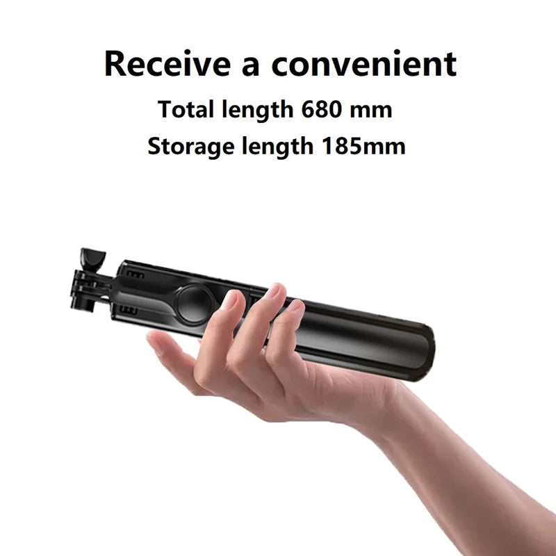 FANGTUOSI NEW Portable Bluetooth Wireless Selfie Stick Tripod With Bluetooth shutter For Huawei iPhone Xiaomi Smartphone  Amaijoin