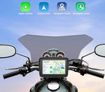 Load image into Gallery viewer, 5inch Motorcycle Wireless Apple Carplay GPS Navi Android Auto Front Rear Dual Bluetooth Camera Recorder Waterproof IPX7 Screen  Amaijoin
