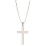 Load image into Gallery viewer, 316L Stainless Steel Cross Necklace For Men Chain Necklaces Punk Gold Silver Black Color Cross Pendant Necklace  Jewelry  Amaijoin
