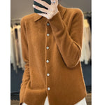 Load image into Gallery viewer, 2023 Autumn and Winter Women&#39;s cardigan Women&#39;s cashmere sweater Women&#39;s sweater Fashion cardigan Women&#39;s coat  Amaijoin
