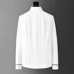 Load image into Gallery viewer, Brand Clothing Luxury Embroidery Shirts Men Long Sleeve Slim Fit Casual Shirts High-quality Business Social Party Tuxedo Blouse  Amaijoin
