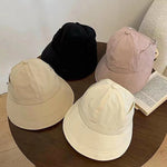 Load image into Gallery viewer, Foldable Wide Brim Ponytail Sun Hat Drawstring Adjustable Cap  Summer Quick-dry Visor Fisherman CapFor Women Beach Hat  Amaijoin
