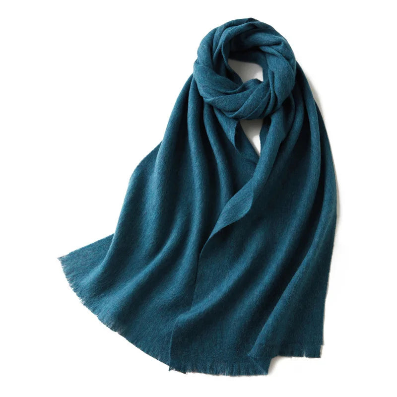 JulyPalette 100% Pure Cashmere Warm Scarf Women Winter Autumn Short Tassle Wool Wrap Pashmina Shawl Cashmere Scarves for Ladies  Amaijoin