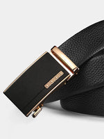 Load image into Gallery viewer, Famous men&#39;s belt, high-quality luxury leather belt, men&#39;s belt, alloy automatic buckle  Amaijoin
