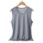 Load image into Gallery viewer, Men Vest Ice Silk Quick-drying Bodybuilding Tank Fitness Muscle Mesh Breathable Sleeveless T-Shirts Casual Sport Tops Undershirt  Amaijoin
