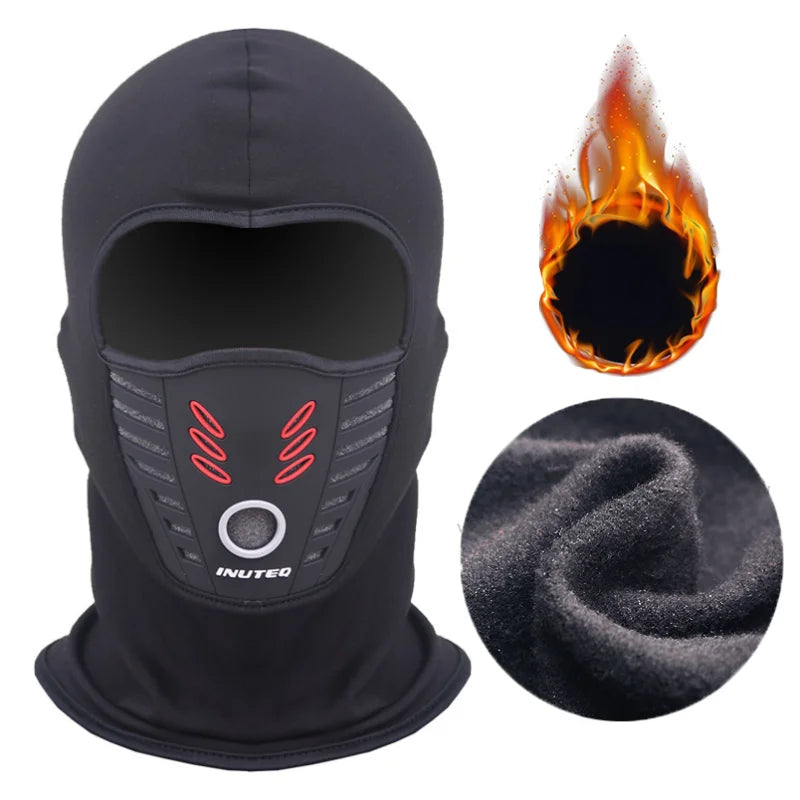 Summer Winter Warm Fleece Motorcycle Face Mask Anti-dust Windproof Full Face Cover breathable Hat Neck Helmet Mask Balaclavas  Amaijoin