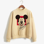 Load image into Gallery viewer, Sweatshirts Turtleneck Minnie Kawaii Cartoon  Anime Sweatshirt Disney Mickey Mouse Hoodie Clothes Girl Boy Top Hoodies  Amaijoin
