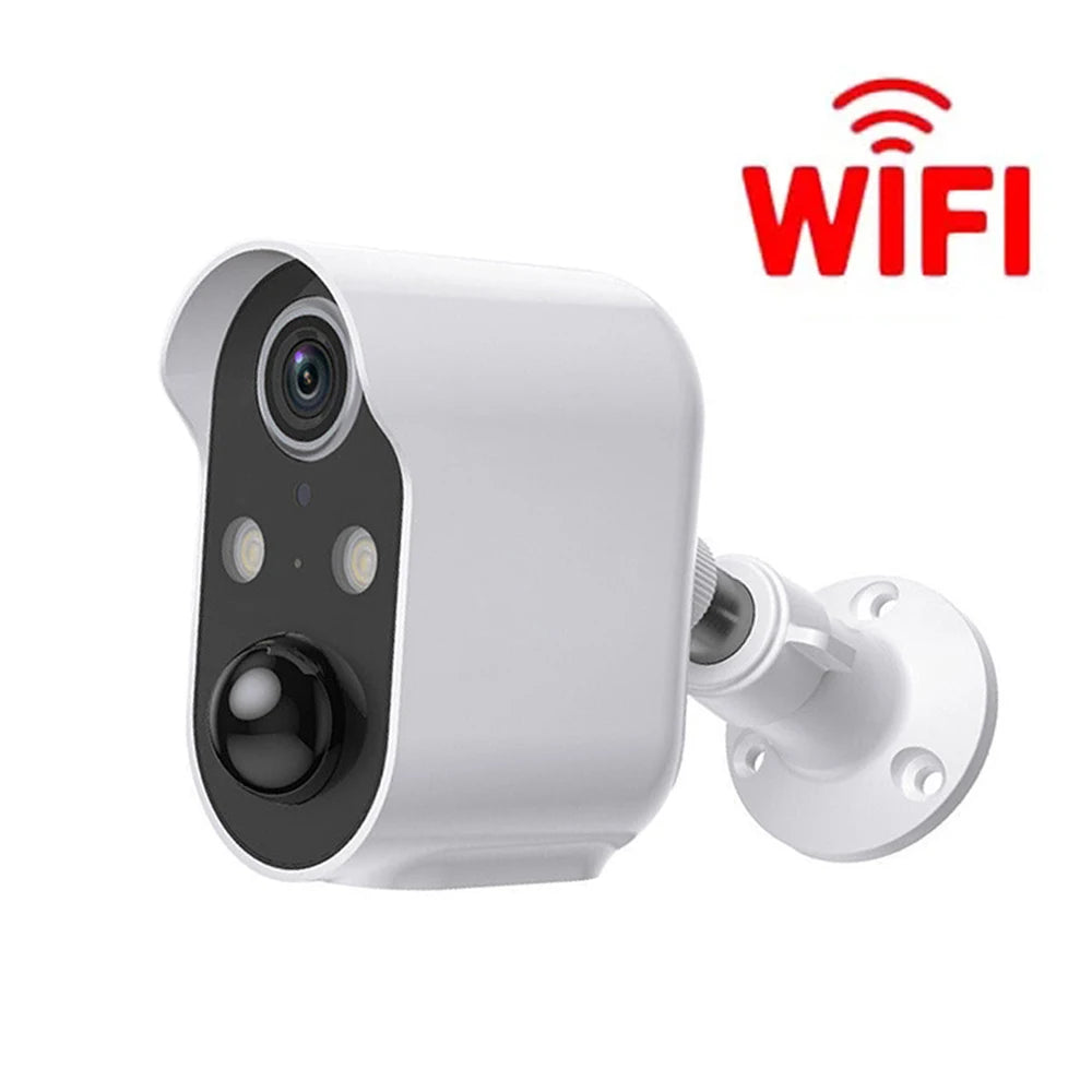 5MP Smart Surveillance Built In Battery WiFi Camera PIR Motion Detection Outdoor Waterproof CCTV Security Protection Camcorder  Amaijoin