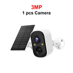 Load image into Gallery viewer, MISECU Tuya 3MP WIFI Security Battery Camera with Solar Panel Wireless Outdoor Human Detect Surveillance IP Camera Color Night  Amaijoin
