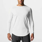 Load image into Gallery viewer, High Elasticity Tight Long Sleeve Quick Dry T-Shirt Fashion Hip Hop Men Fitness Sport Shirt Gym Bodybuilding Workout Muscle Tops  Amaijoin
