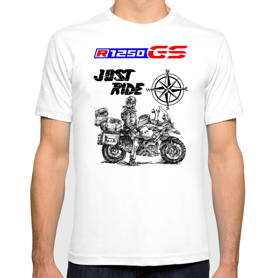 New T-Shirt drive The Classic Motorcycle r1250gs fans Print Motorbike flat boxer engine motorcycle Adventure Casual T Shirts  Amaijoin