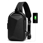 Load image into Gallery viewer, Fenruien Men&#39;s Bag Shoulder Bag Multifunction Anti-theft Waterproof Male Crossbody Bag Casual Short Trip Chest Pack USB Charging  Amaijoin
