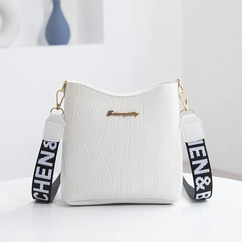 Women Messenger Bags Crocodile Pu Leather Female Crossbody Shoulder Hand bags For Women 2022 High Quality Ladies Handbags  Amaijoin