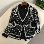 Load image into Gallery viewer, New Spring Autumn Blazer Coat Designer Fashion for Women Hidden Breasted Long Sleeves Spliced Coats Female Clothing 2024  Amaijoin
