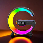 Load image into Gallery viewer, Multifunction Wireless Charger Pad Stand Speaker RGB TF Night Light 15W Fast Charging Station for iPhone Samsung Xiaomi Huawei  Amaijoin
