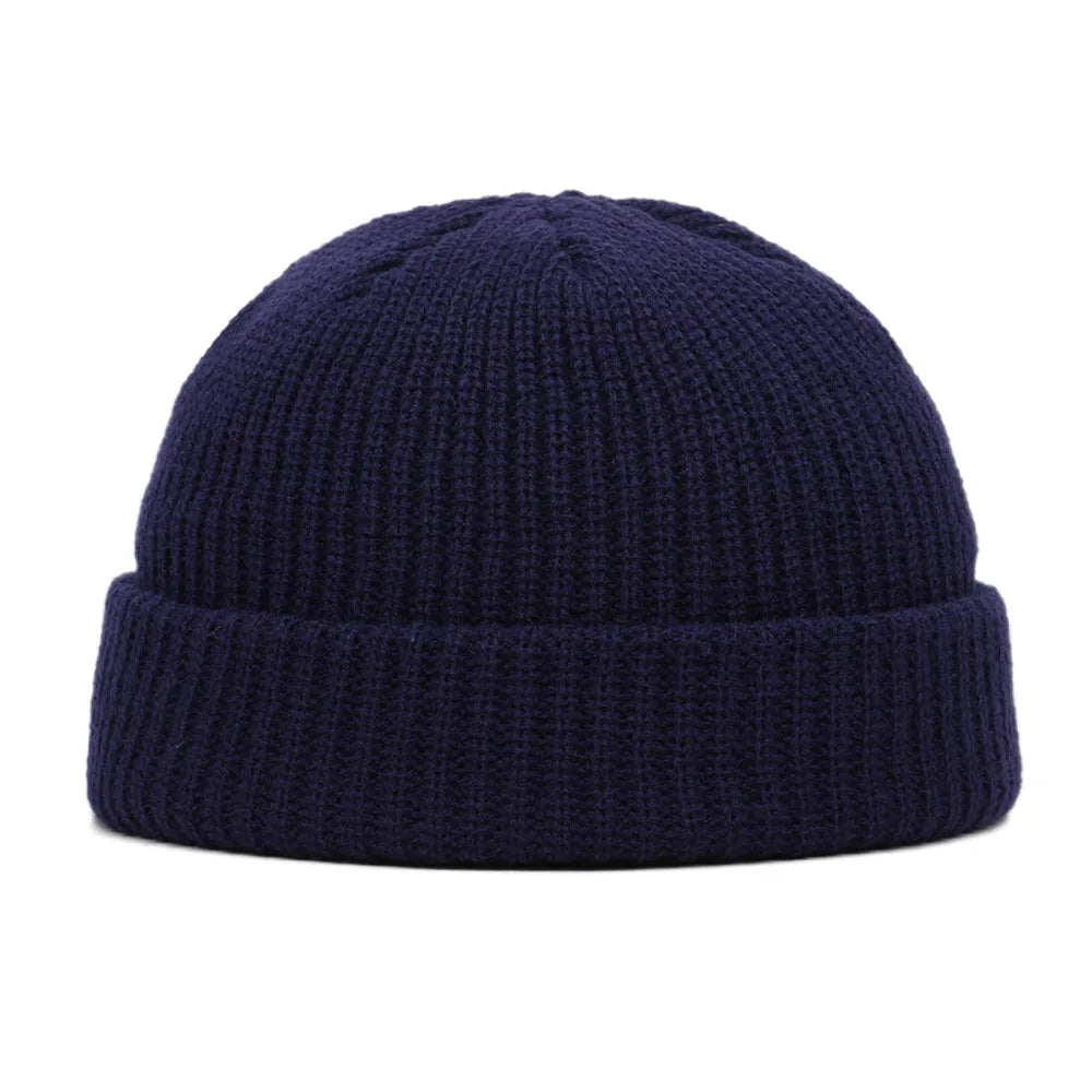 Winter Warm Beanies Casual Short Thread Hip Hop Hat Adult Men  Female Wool Knitted Skull Cap Elastic  Unisex  Amaijoin