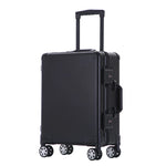 Load image into Gallery viewer, Smooth 100% Aluminum Suitcase Spinner Carry-on Cabin Trolley Case 100 Aluminium Luggage  Amaijoin
