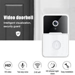 Load image into Gallery viewer, WiFi Video Doorbell Smart Home Door Bell 2.4Ghz Wireless App Remote Language Intercom Rechargeable HD Camera Visual Doorbell  Amaijoin
