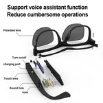 Load image into Gallery viewer, Lenovo Lecoo C8 Lite Smart Glasses Headset Wireless Bluetooth 5.0 Sunglasses Outdoor Sport Earbuds HiFi Stereo Music Earphones  Amaijoin
